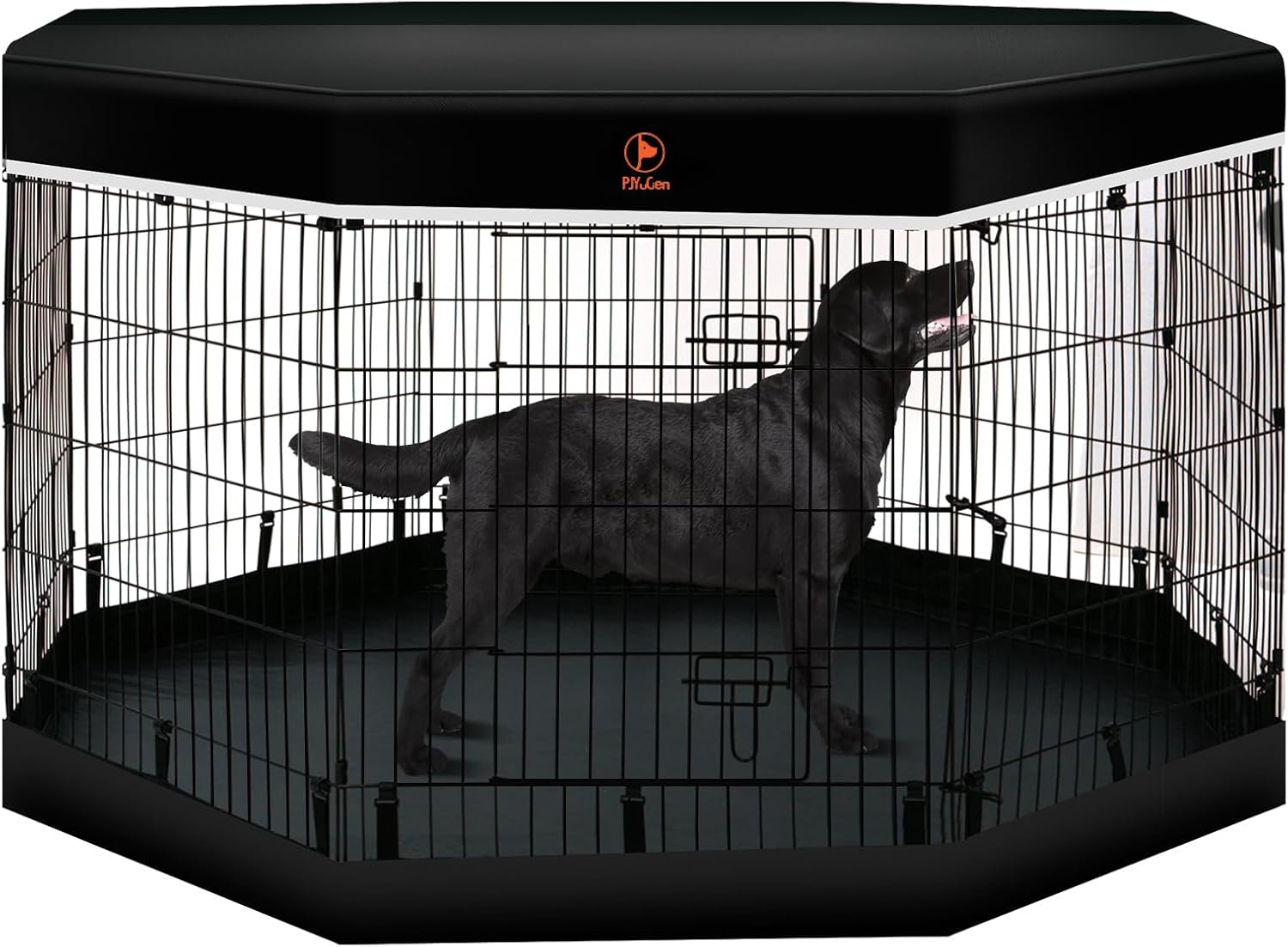 PJYuCien Dog Playpen - 8 Panels 36H Metal Exercise Pen