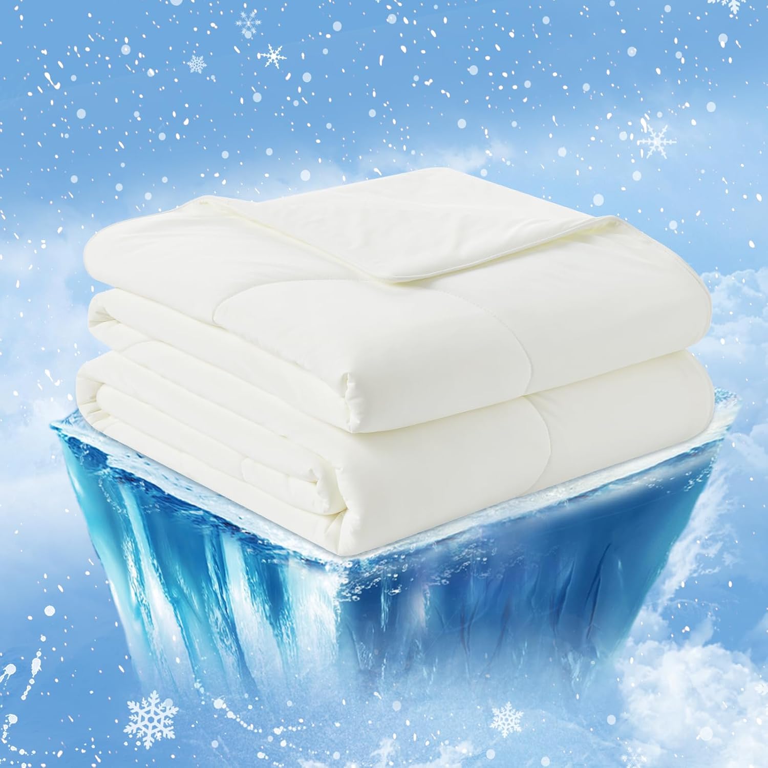 Cooling Comforter for Hot Sleepers by Cozy Bliss - Queen Size