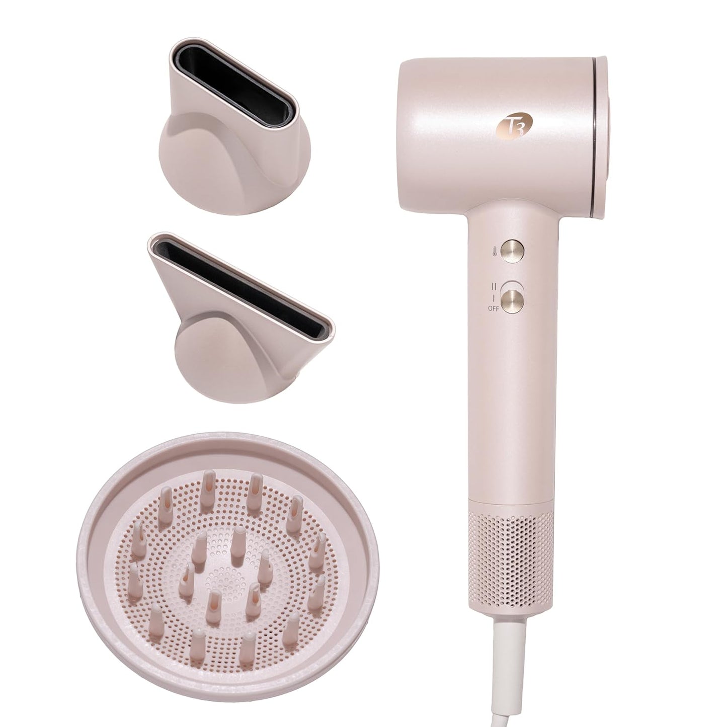 T3 LuxeDry High-Performance Hair Dryer Set for All Hair Types
