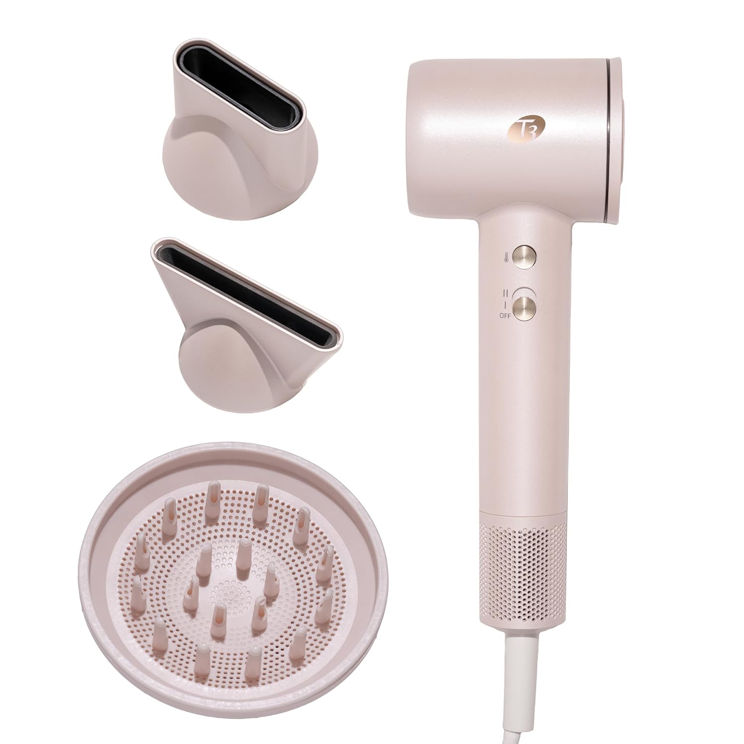 T3 LuxeDry High-Performance Hair Dryer Set for All Hair Types