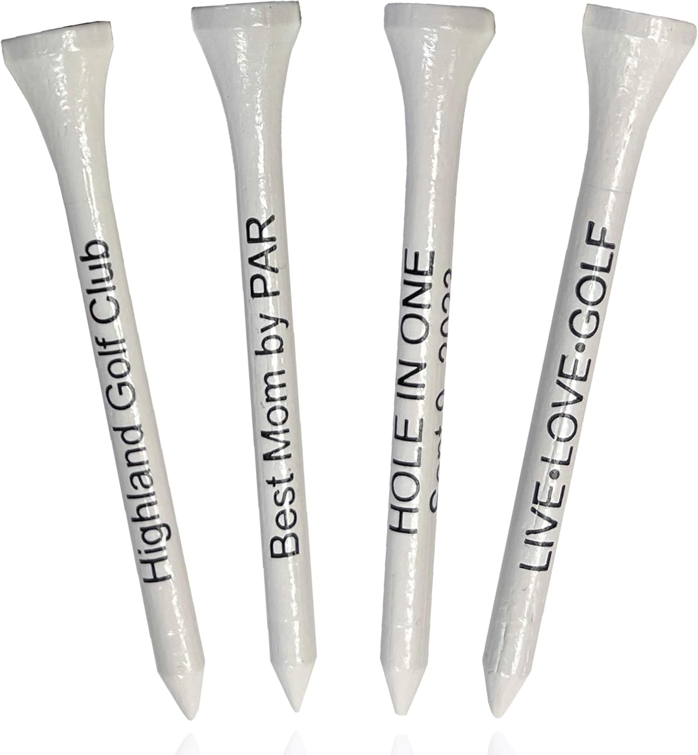 Customizable Bamboo Golf Tees - Perfect Gift for Golfers!