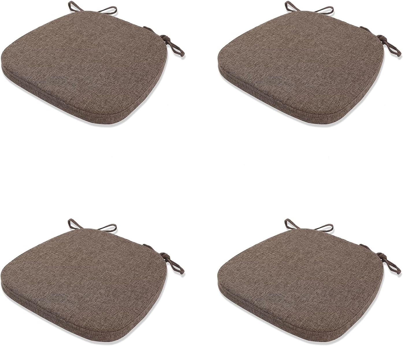 Chair Cushion with Ties for Dining Chairs - Memory Foam Comfort