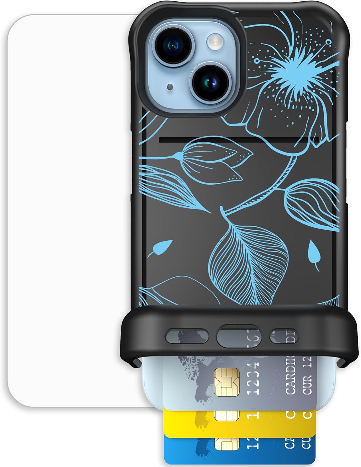Scooch iPhone 15 Case with Card Holder and RFID Protection