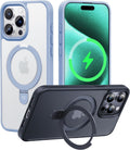 iPhone 15 Pro Case with Magnetic Invisible Stand - Slim Drop