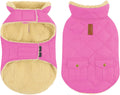 Pink Dog Winter Coat Large - Thick Fleece Waterproof Jacket
