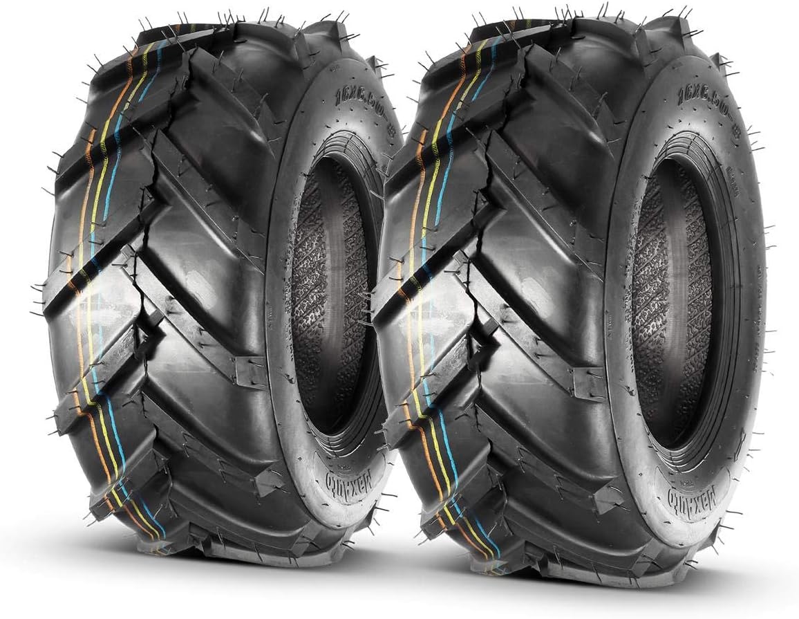 MaxAuto 16x6.50-8 Ag Farm Tractor Turf Tires for Lawn Mowers