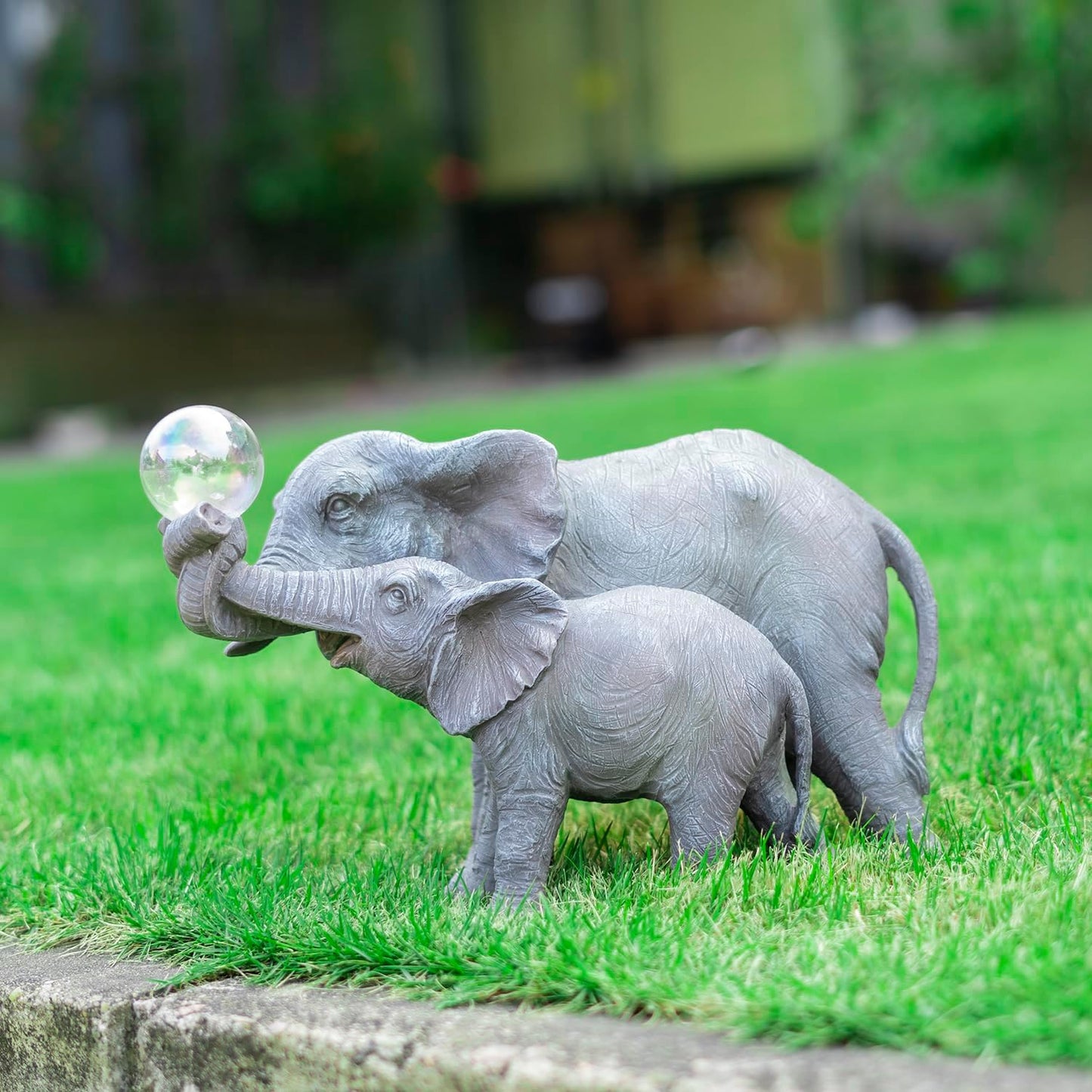 Solar Elephant Statues Lights for Outdoor Garden Decor Gifts