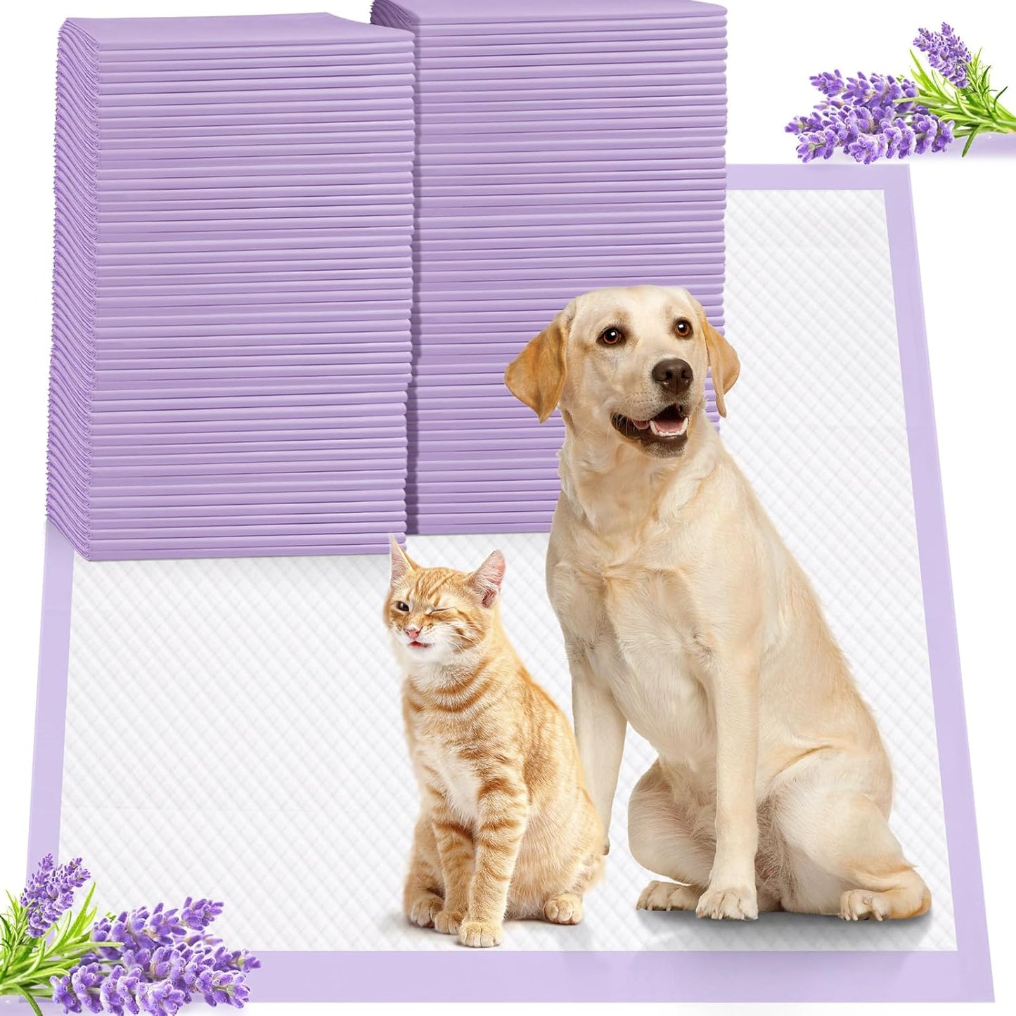 36x36 Lavender Scented Disposable Dog Pee Pads for Training