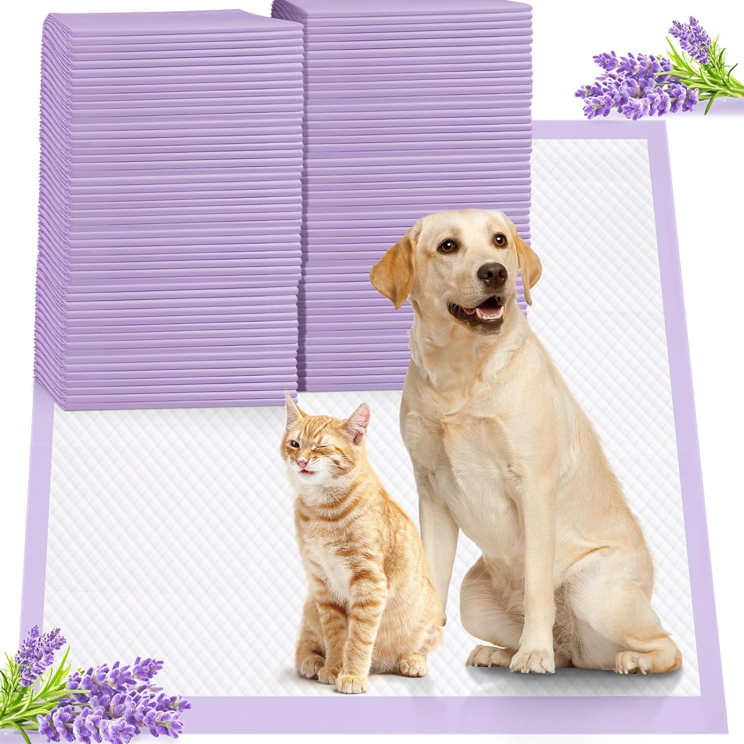 36x36 Lavender Scented Disposable Dog Pee Pads for Training