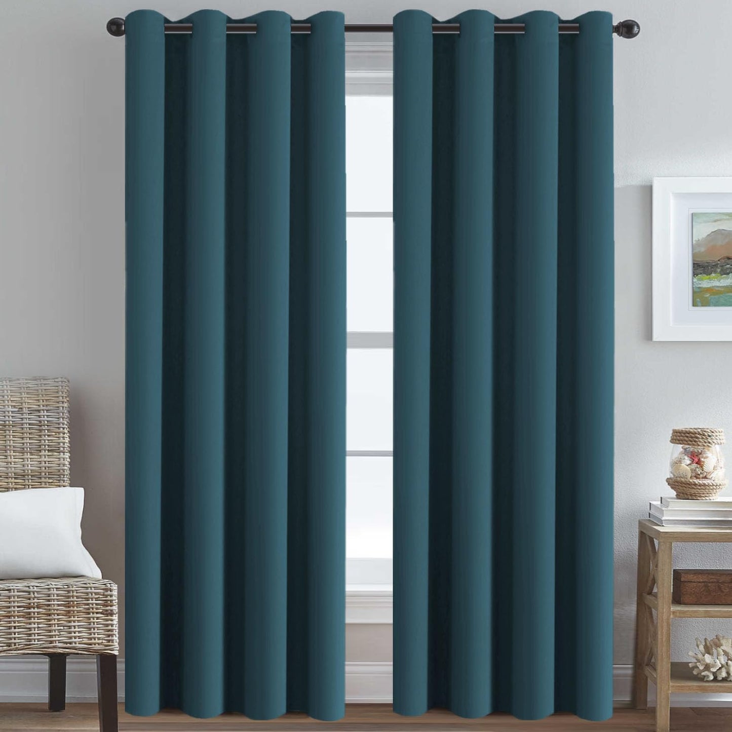 H.VERSAILTEX Premium Blackout Thermal Insulated Curtains 52x84