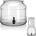 5 Gallon Water Jug Dispenser Base with Spout - Clear Countertop Stand