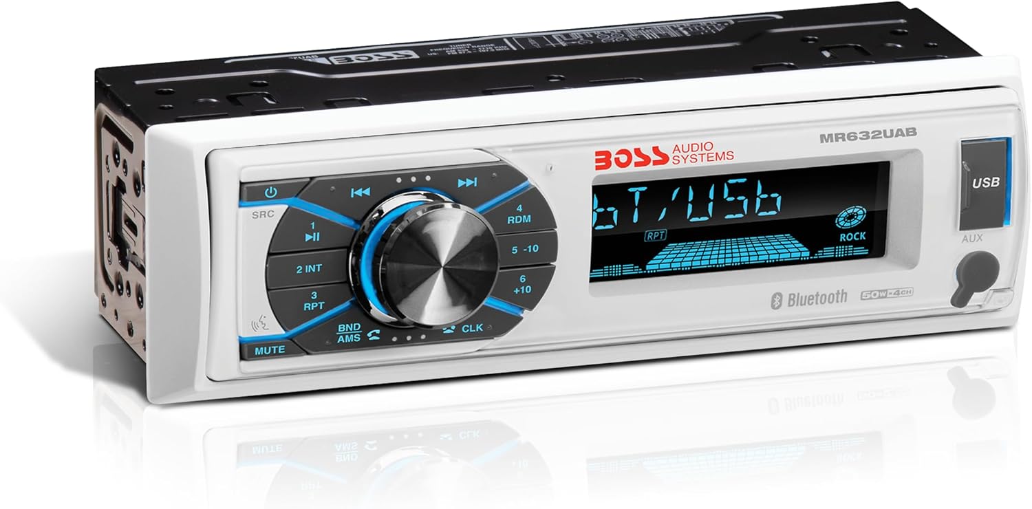 Boss Audio MR632UAB Marine Receiver with Bluetooth and Illumination
