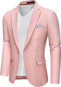 MAGE MALE Men's Slim Fit Blazer Jacket - Lightweight (Style XVMM)