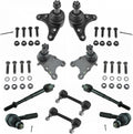 TRQ Front Steering & Suspension Kit Ball Joint Tie Rods - Complete