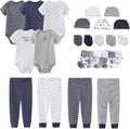 Newborn Layette Gift Set for Baby Girl and Boy - 24 Piece Set