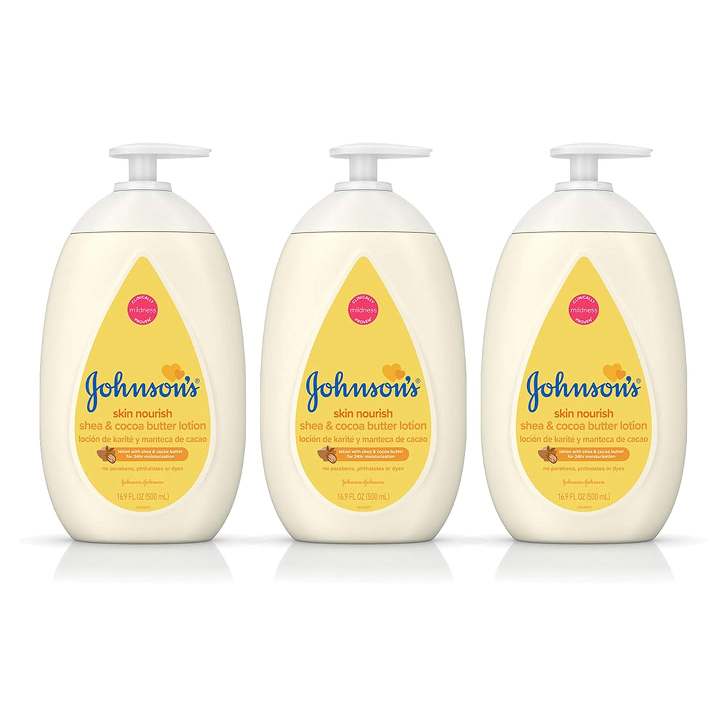 Johnson's Baby Moisturizing Dry Skin Lotion for Gentle Hydration