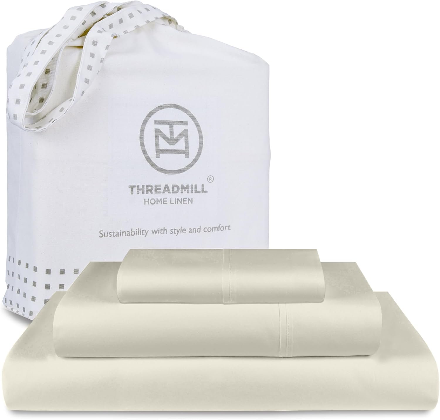 Threadmill Twin XL Sheets Set - 600 Thread Count Sateen Weave