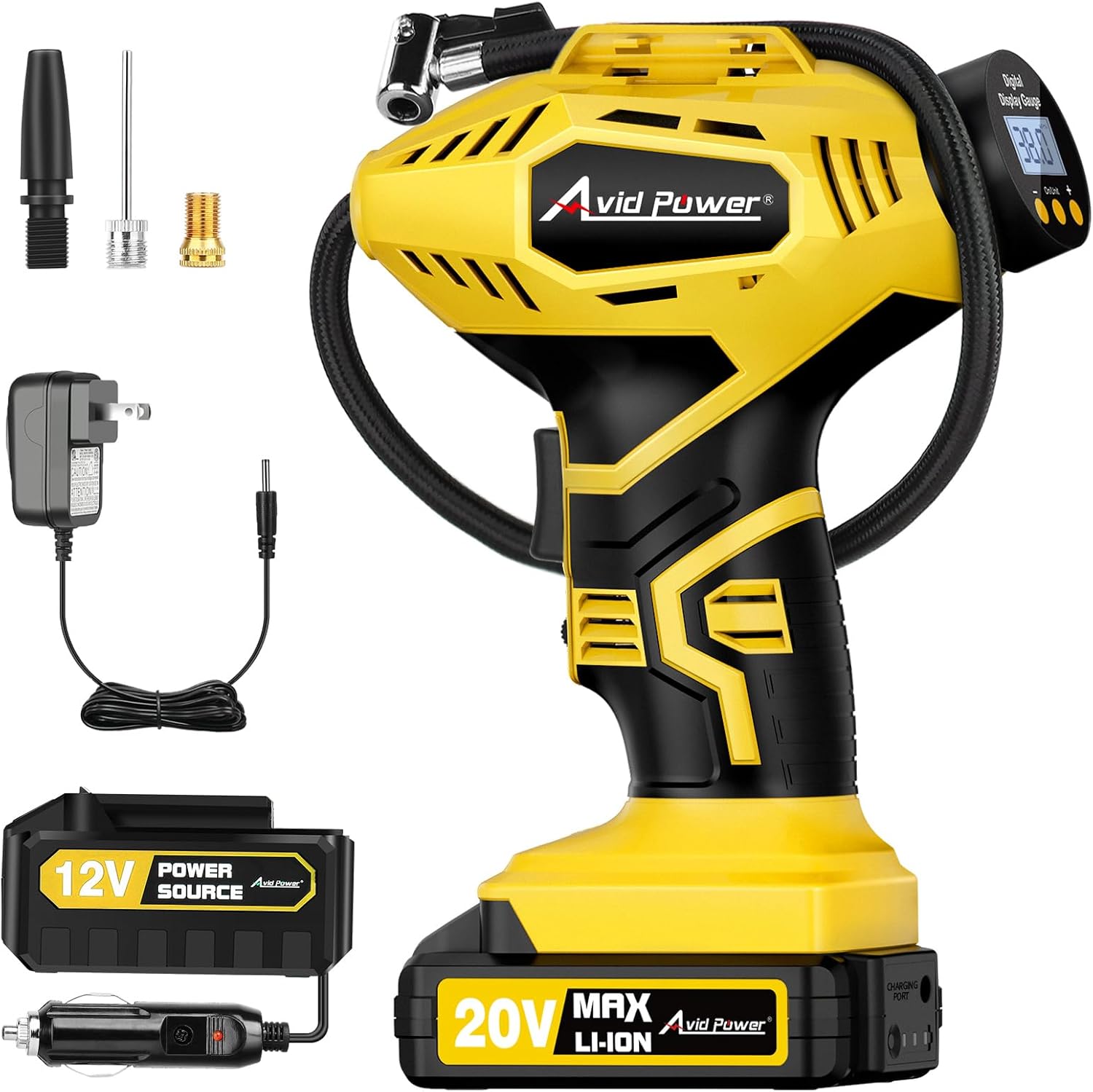 Portable Power: AVID Cordless Tire Inflator