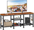 Furologee TV Stand for TVs Up to 55 Inch with Open Shelves