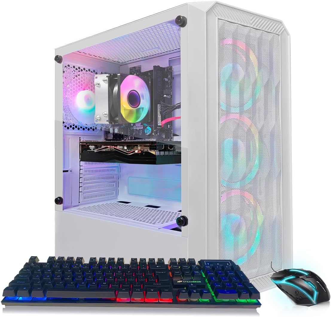 High-Performance Gaming PC with Ryzen 5 and RTX 3050 Graphics