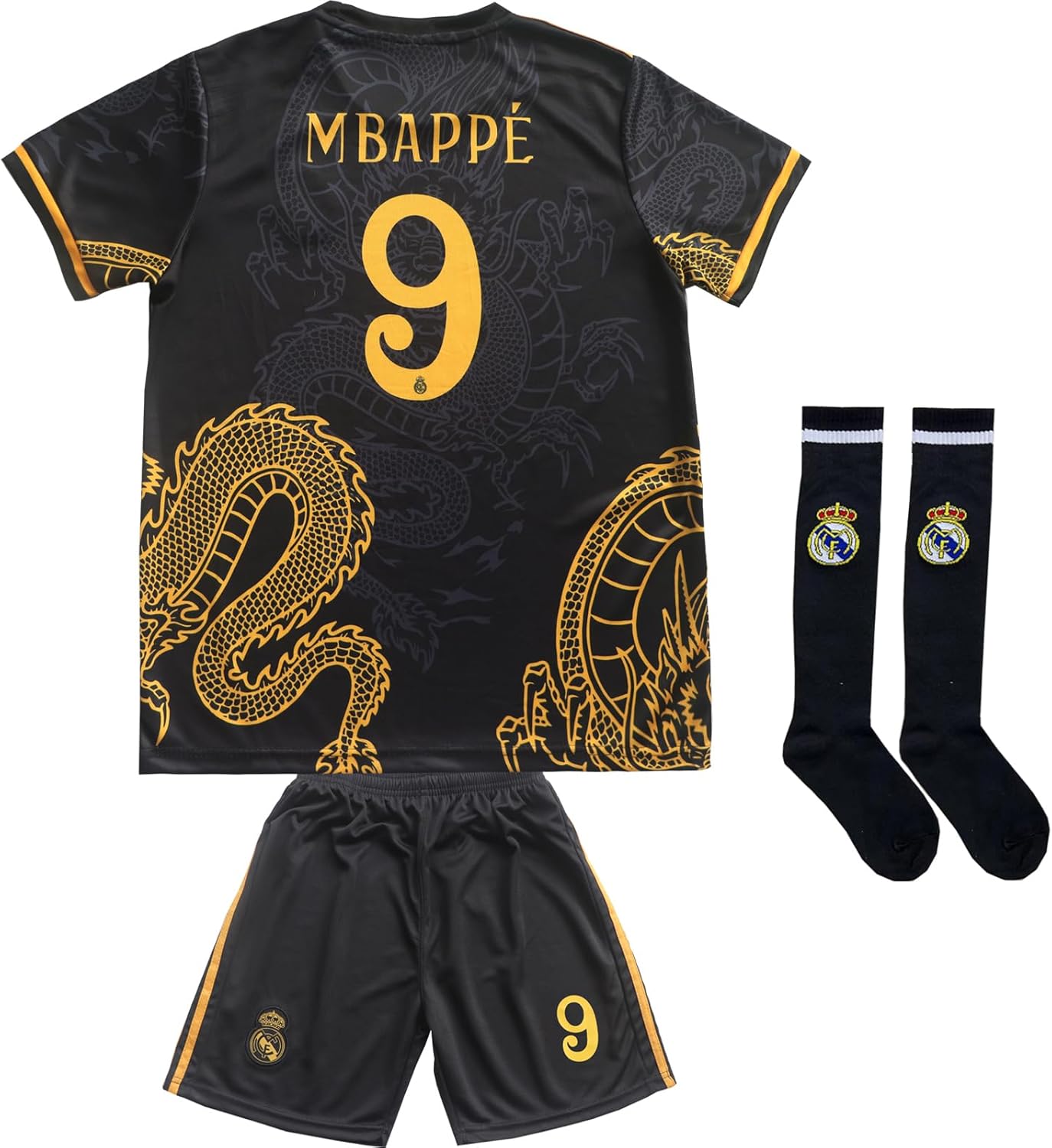 LeenBD Kylian No #9 Madrid Special Dragoon Edition Jersey Set