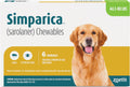 Simparica chewables for dogs 80 mg - 35-day flea & tick protection