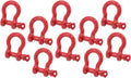 5/8ft Anchor Shackle Forged Carbon Steel 10 Pack - Heavy Duty Recovery