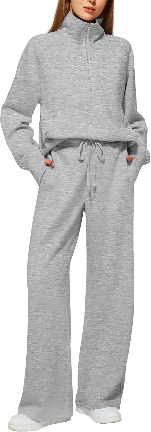 Casly Lamiit Women's 2 Piece Outfits Lounge Set for Comfort