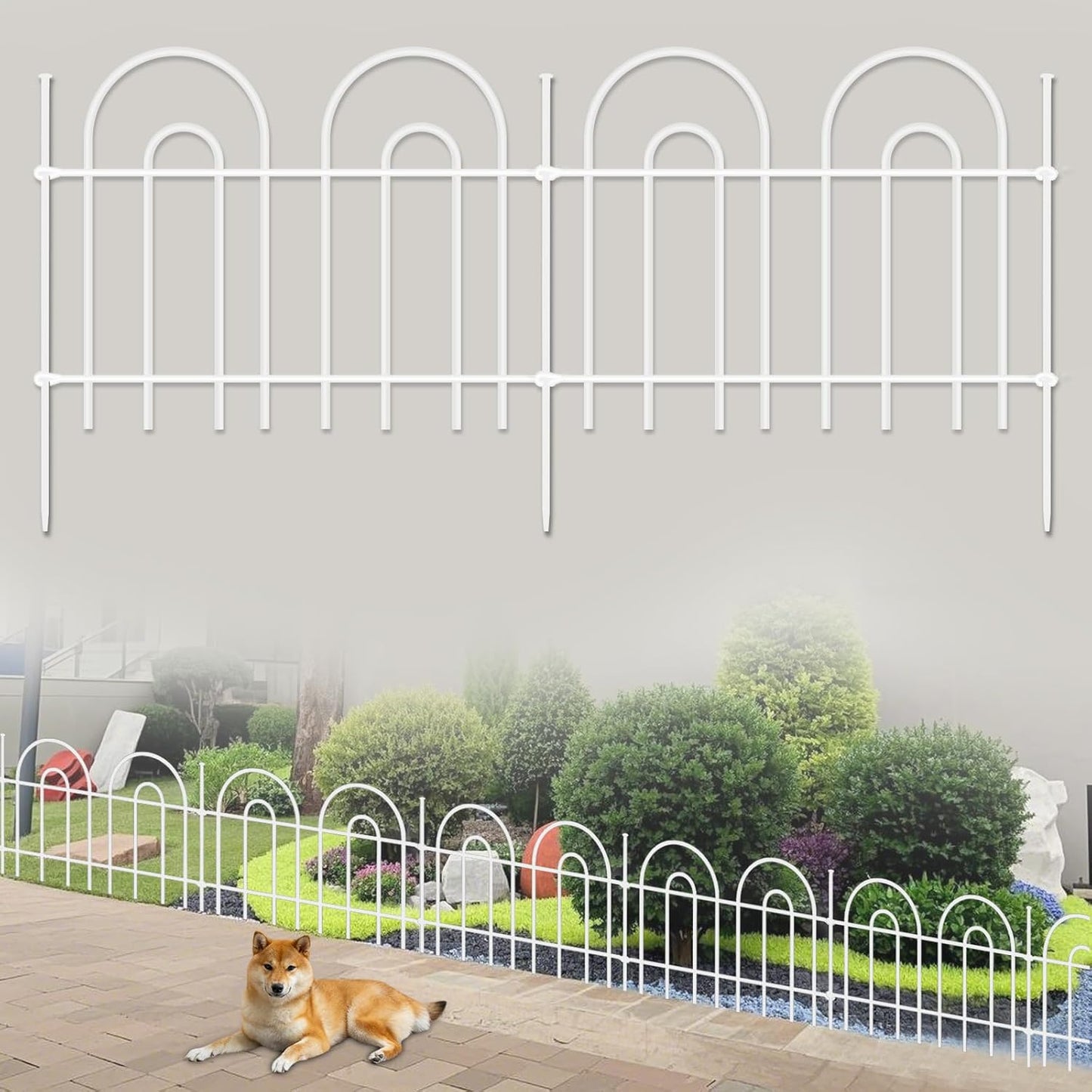 45ft X 13in Animal Barrier Fence for Dogs and Garden Edging