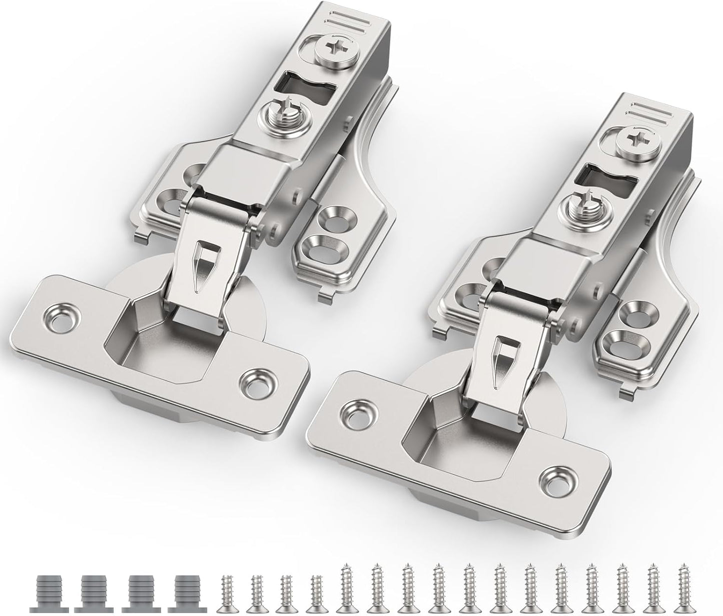 1/4in Soft Close Concealed Hinges for Face Frame & Frameless Doors