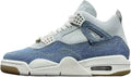 Jordan 4 Retro Sneaker in Light Brown and Worn Blue Review