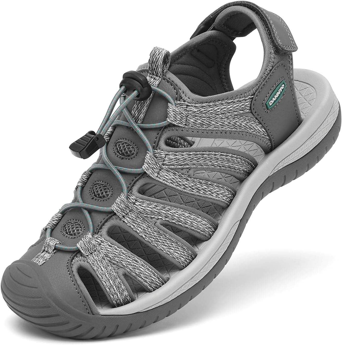 Dannto Women's Closed Toe Hiking Sandals for Outdoor Comfort