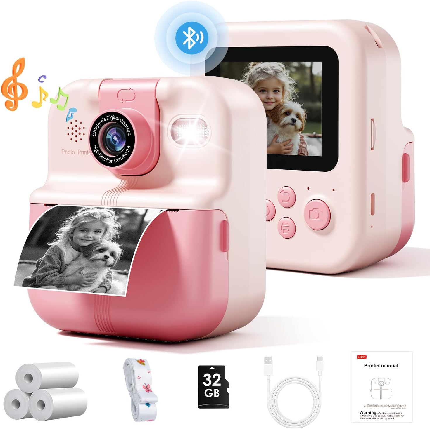Liscuty Kids Instant Print Camera - Creative Fun!