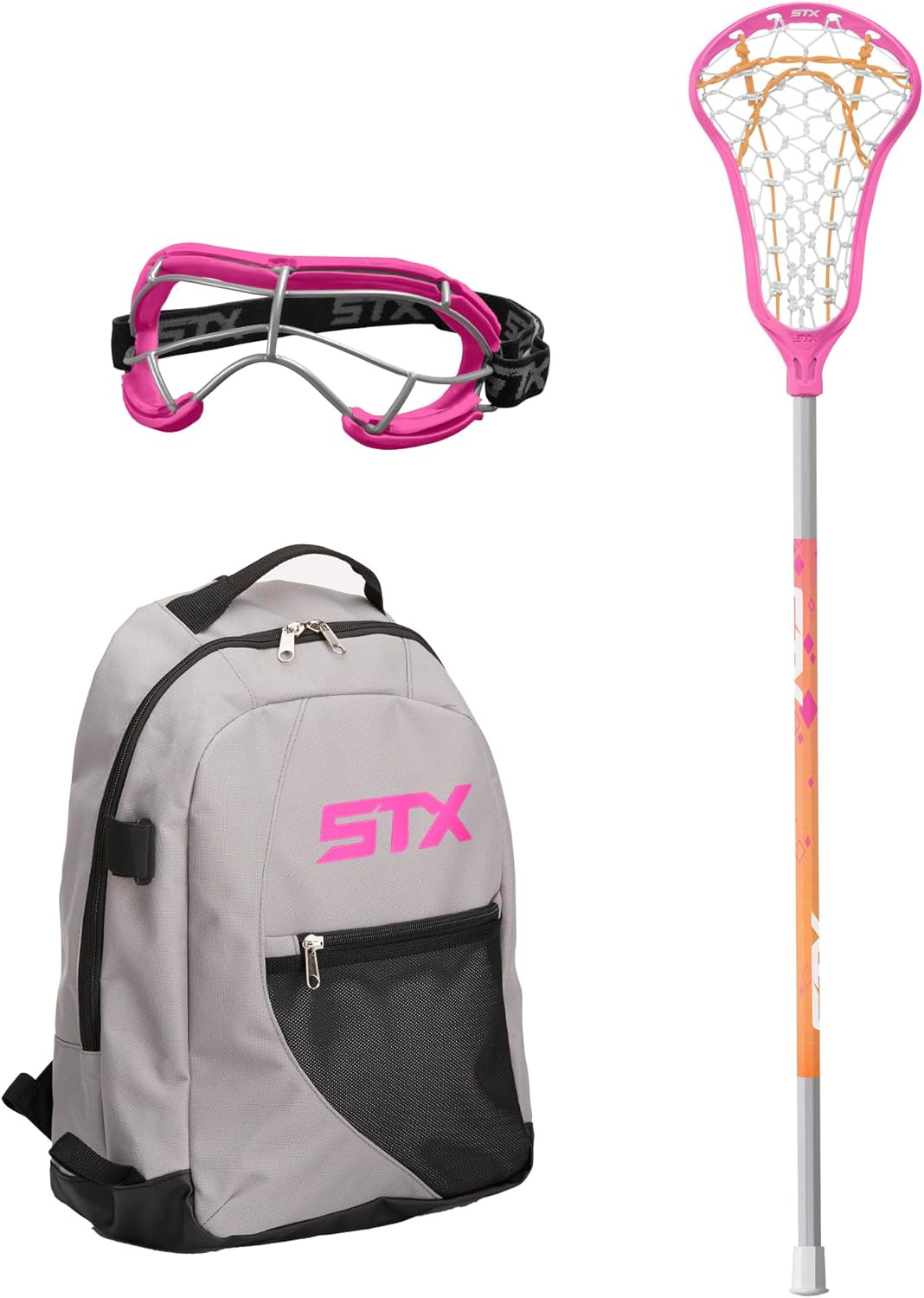 STX Exult Rise Girl's Lacrosse Starter Set for Young Players