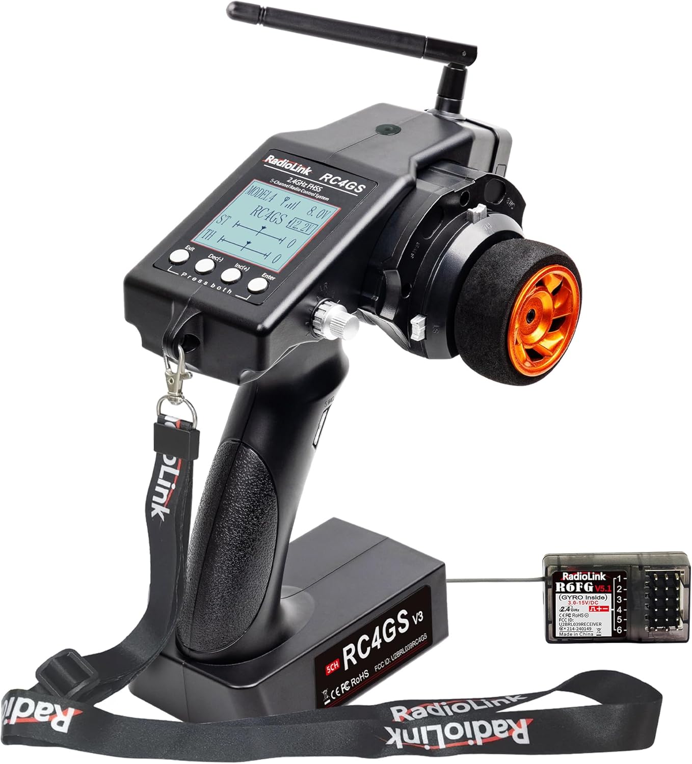 Radiolink RC4GS V3 5 Channels RC Transmitter for All Vehicles