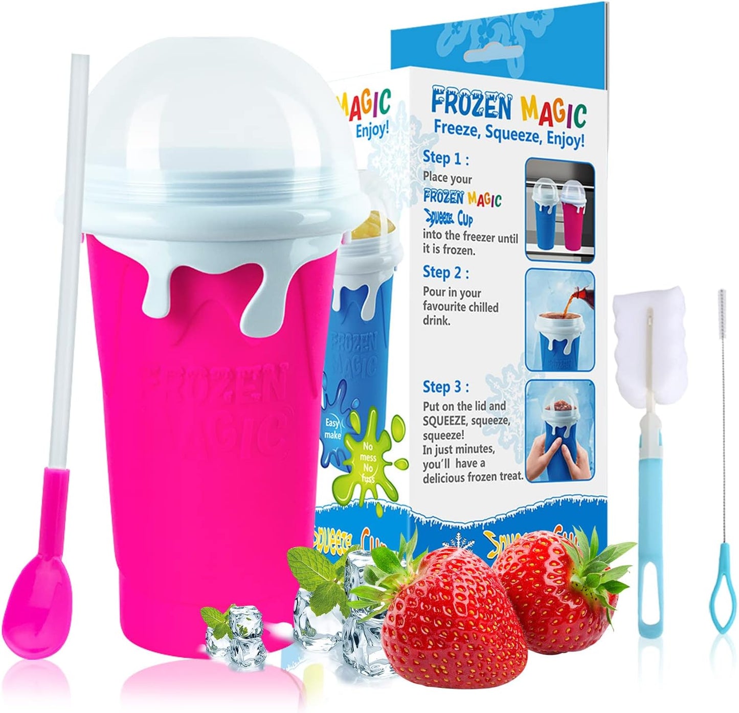 Double Layer Slushy Cup - Instant Chill! 