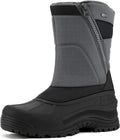 Men's Winter Snow Boots Mid Calf Waterproof Insulated Fur Lined - Warm