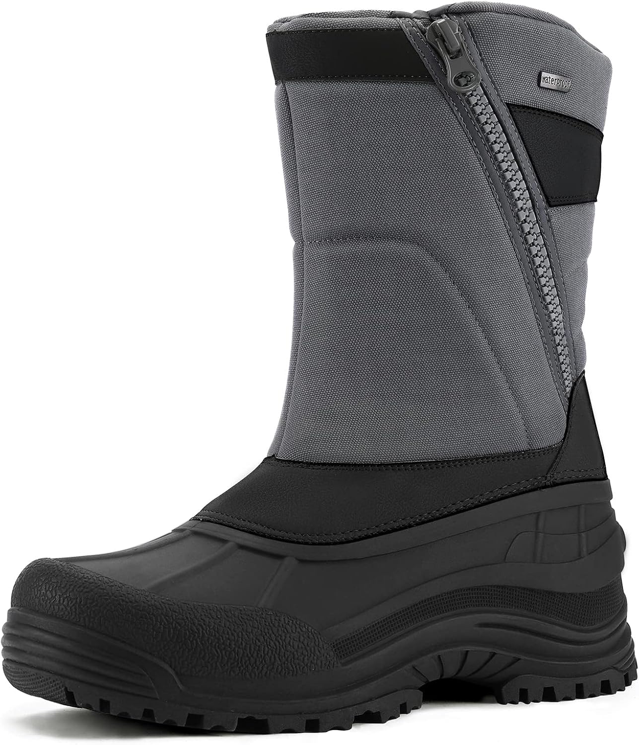 mysoft Men's Winter Snow Boots: Waterproof Insulated Comfort