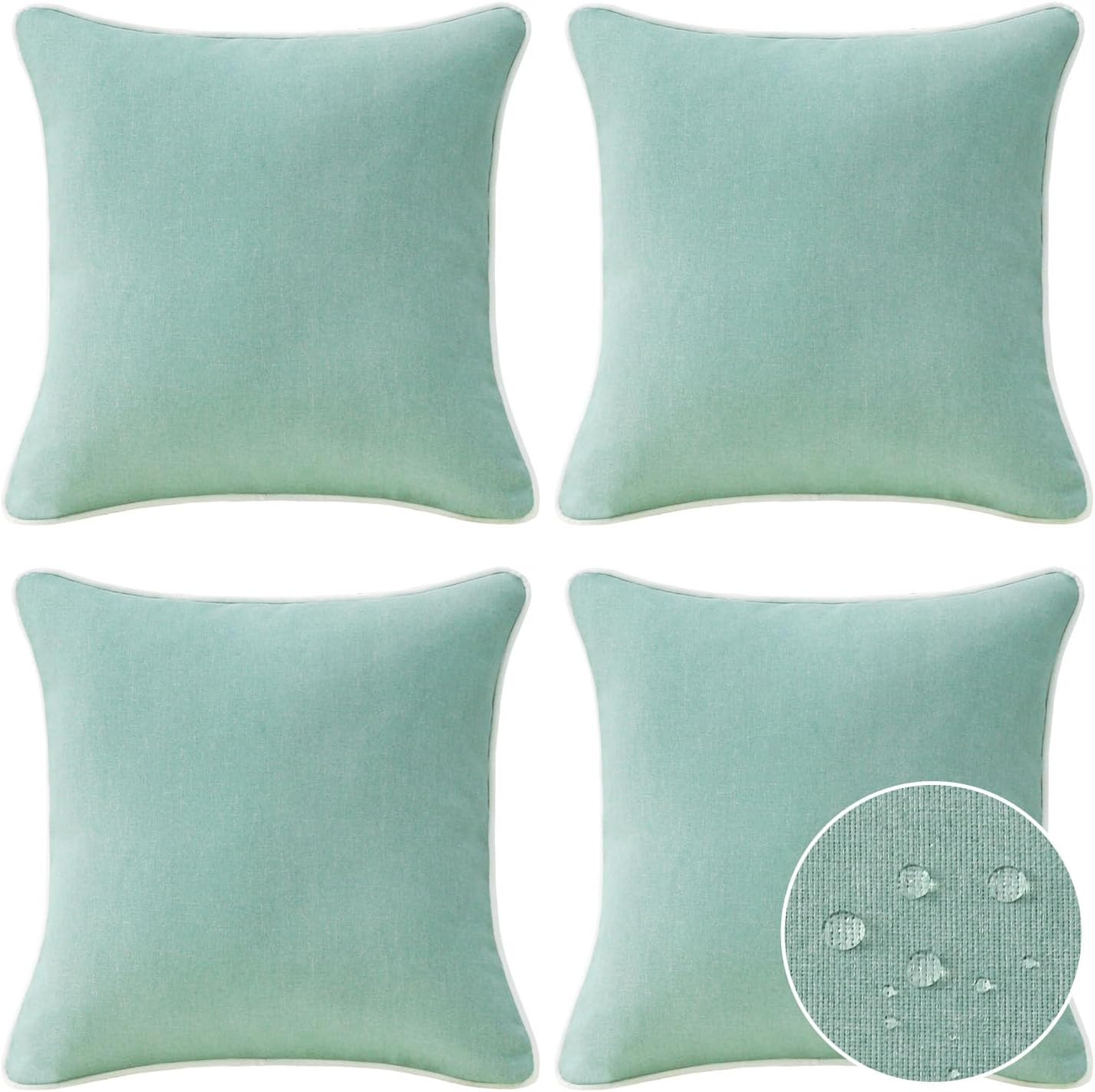 Decorative Outdoor Water Repellent Throw Pillows for Patio