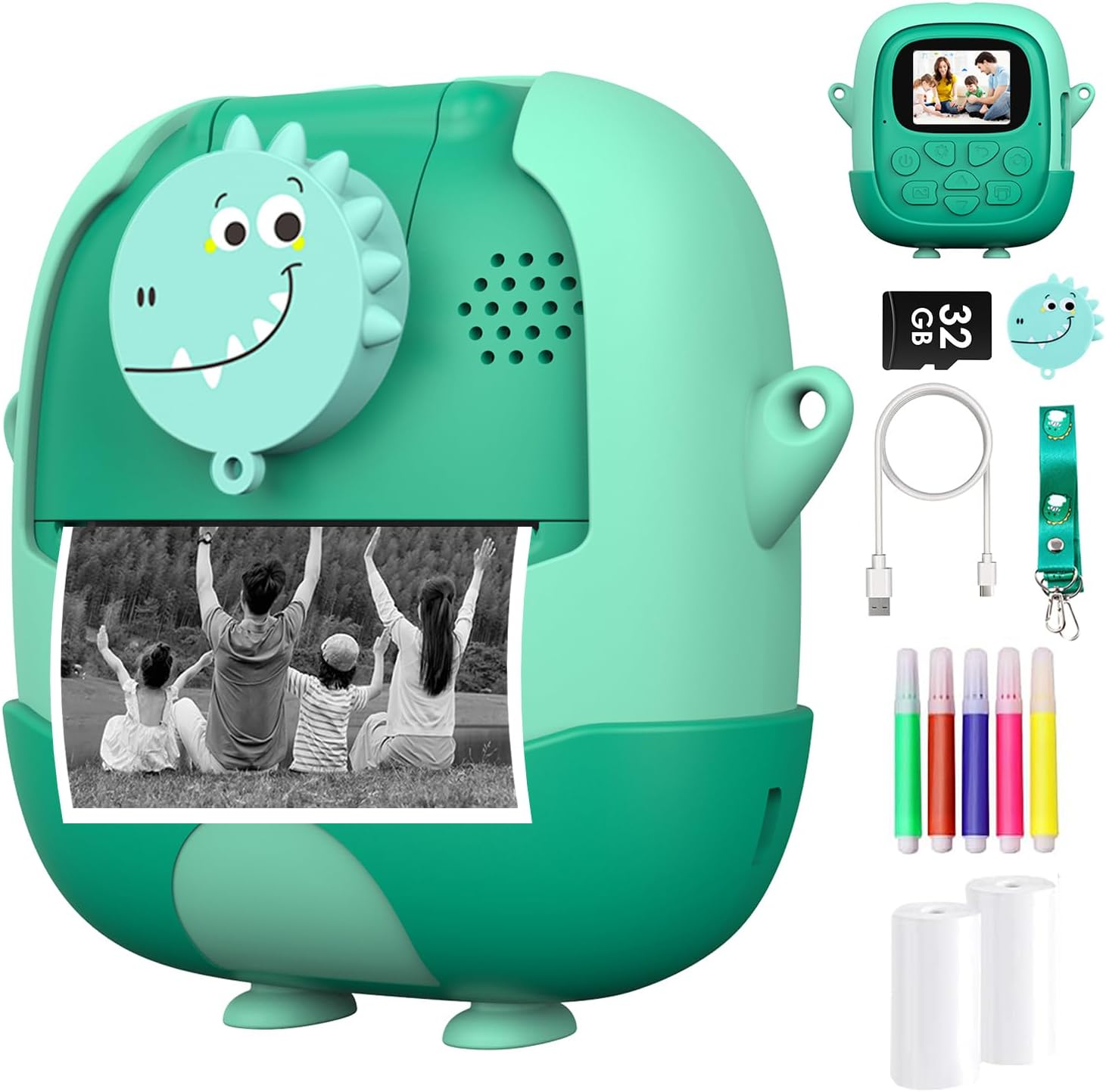COOPOY Kids Instant Camera: Snap, Print & Play! 