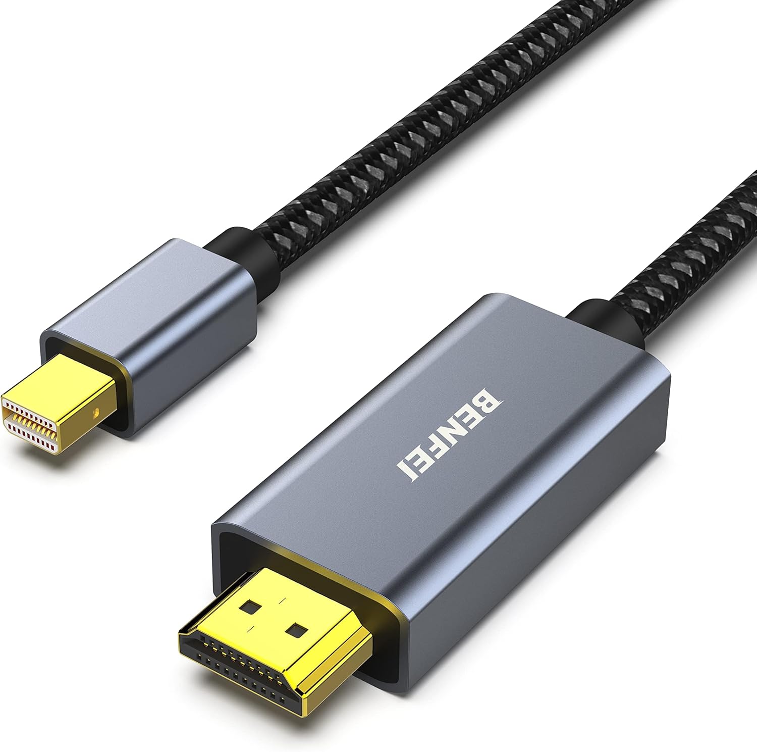 BENFEI Mini DisplayPort to HDMI Cable - Crisp 4K Quality