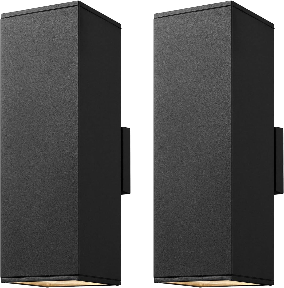 Modern Outdoor Porch Light Waterproof Wall Sconce 2 Pack
