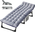 Folding Camping Cot Extra Wide Heavy Duty Cot - Portable Sleep Bed