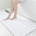Grandaily Chenille Striped Bathroom Rugs for Luxury Comfort