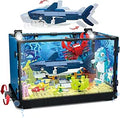 Fish Tank Building Block Compatible with Lego Sets - Interactive Shark