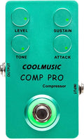 COOLMUSIC C-CS01 Compressor Pedal for Guitar and Bass - Smooth