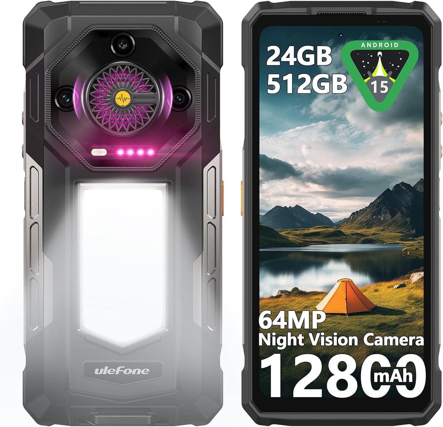 Ulefone Armor 30 Rugged Phone with 12800mAh Battery and 64MP Camera