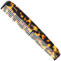 Kent 9T Fine and Wide Tooth Comb Detangler - Handmade 7.5in