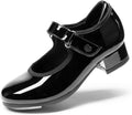 DREAM PAIRS Girls Tap Shoes with Easy Strap for Dance Fun