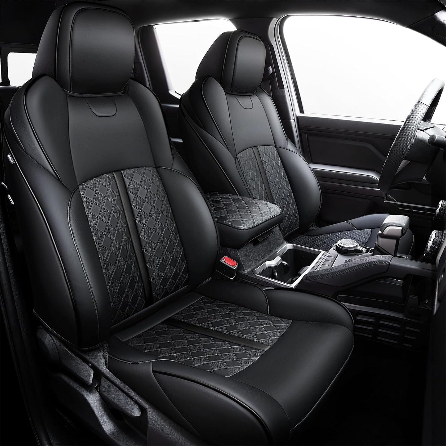 Custom Fit Leather Seat Covers for Tacoma Gen 4th Double Cab